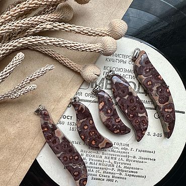 Украшения ручной работы. Ярмарка Мастеров - ручная работа Кулоны из яшмы. Handmade.