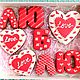 Set cakes on Valentine's Day. Cakes for Lovers. Gingerbread Cookies Set. sweets for joy (galinadenisenko). My Livemaster. Фото №5