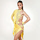 Платье для бальных танцев (латина) "Sassy Yellow". Костюмы. EleganceTS. Интернет-магазин Ярмарка Мастеров.  Фото №2