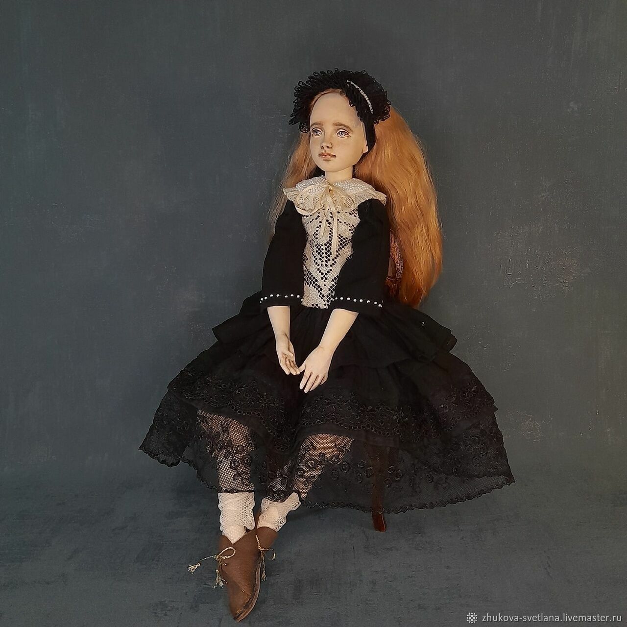  Будуарная кукла: Лиза, Интерьерная кукла, Касимов,  Фото №1