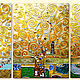 Order Modular golden painting with potala Tree of Life. Gustav Klimt. House of the Sun (irina-bast). Livemaster. . Pictures Фото №3