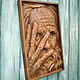 Carved panel ' Repentance of Peter'. Pictures. Vyatko Wood. Online shopping on My Livemaster.  Фото №2