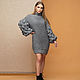 Order Large knit oversized sweater dress. SHAPAR - knitting clothes. Livemaster. . Sweaters Фото №3