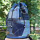 Backpack denim Х2. Backpacks. bRucksack. Online shopping on My Livemaster.  Фото №2