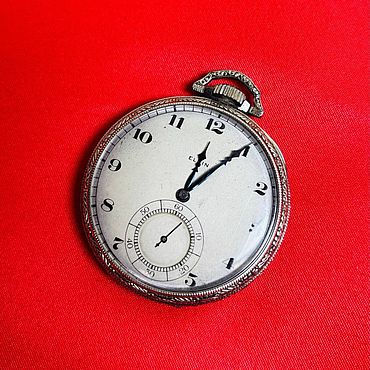Винтаж ручной работы. Ярмарка Мастеров - ручная работа Коллекционные Карманные часы Elgin 1919 год Gold Filled. Handmade.