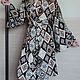  Платье-накидка-кимоно из итальянской вискозы с поясом, Платья, Челябинск,  Фото №1