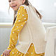 Жилет воздушный (альпака) для девочки. Жилет. VA kids knitwear. Ярмарка Мастеров.  Фото №7
