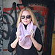Woolen Snood in two turns pink 'Marshmallow'. Scarves. gallery Korban Sofia. Online shopping on My Livemaster.  Фото №2