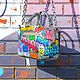 Заказать Сумка "Graffiti", искусственная кожа, ручная роспись. Наталья. Ярмарка Мастеров. . Сумка через плечо Фото №3