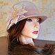 Felted hat 'Inspiration'. Hats1. Oksana Moleva. My Livemaster. Фото №4
