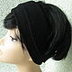 Order Headband black Italian merino. Irina-snudy,hoods,gloves (gorodmasterov). Livemaster. . Bandage Фото №3
