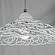 Openwork in square ceiling pendant light. Ceiling and pendant lights. Elena Zaychenko - Lenzay Ceramics. My Livemaster. Фото №5