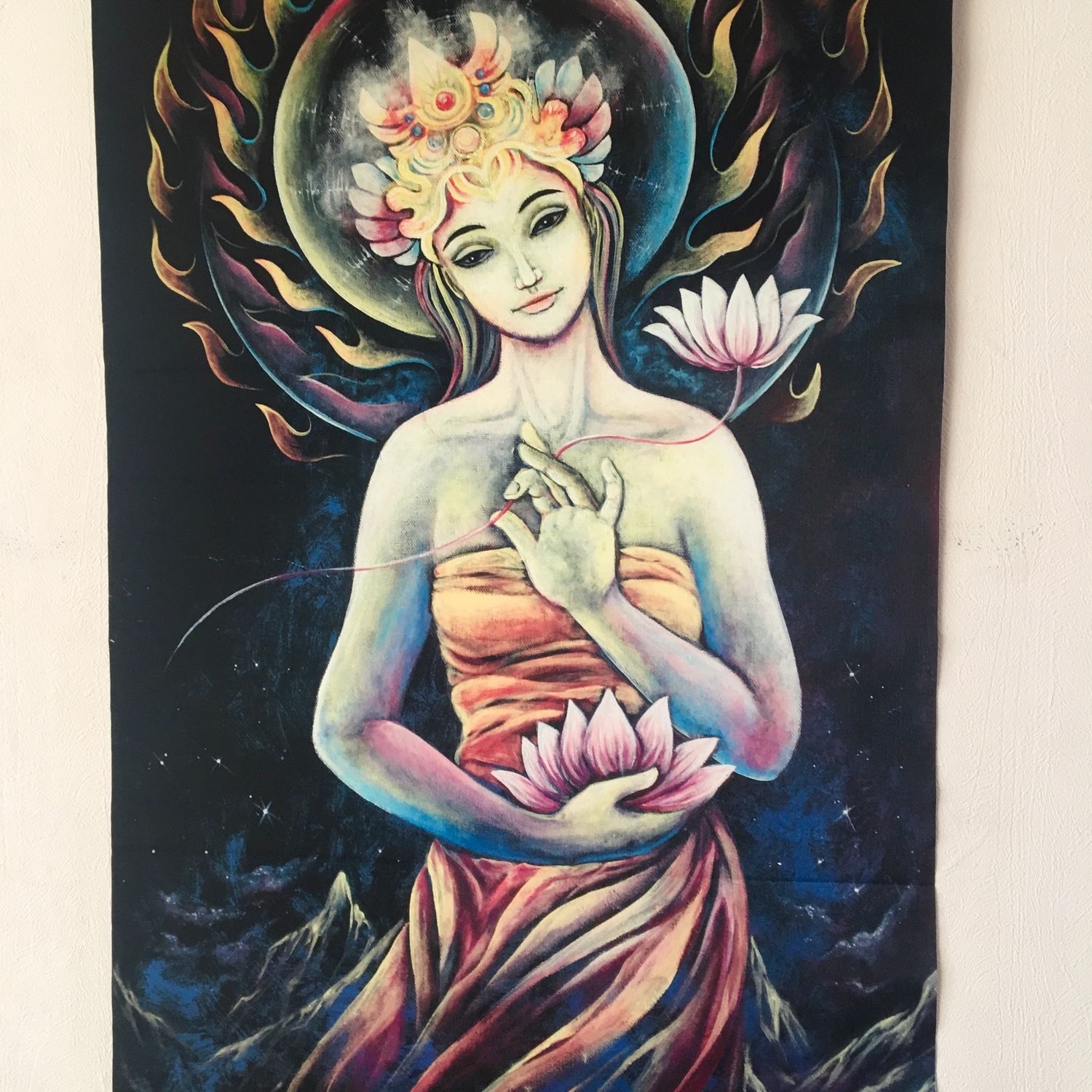 Картина на ткани «Радужная Тара» авторский принт печать в интернет ...