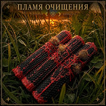 Фен-шуй и эзотерика ручной работы. Ярмарка Мастеров - ручная работа Программная свеча "ПЛАМЯ ОЧИЩЕНИЯ". Handmade.