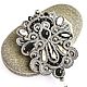 Soutache brooch 'Star', Brooches, Moscow,  Фото №1