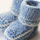 Вязаные пинетки супер теплые из шерсти. Пинетки. Baby Booties. Ярмарка Мастеров.  Фото №4