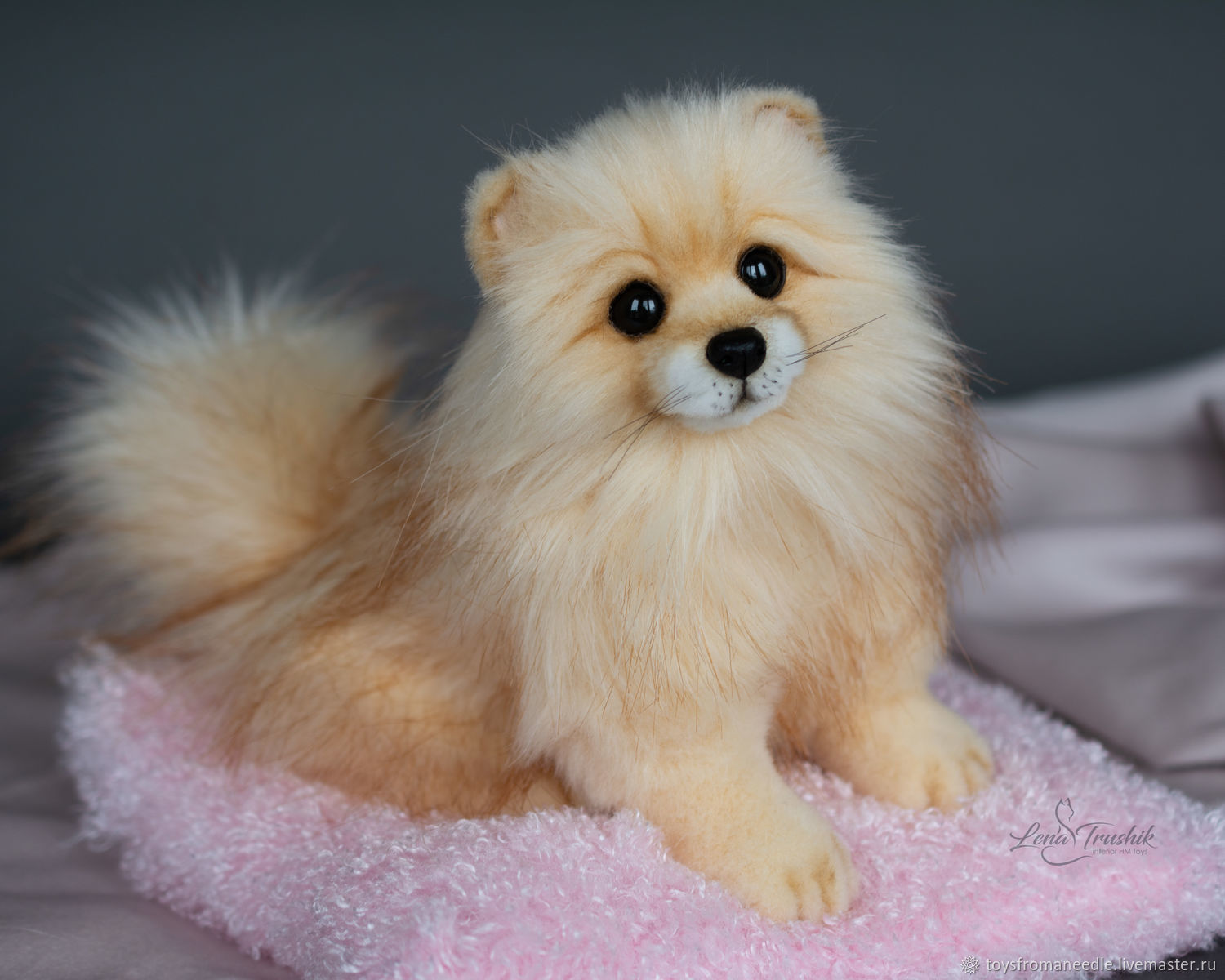 Pomeranian shop stuffed toy