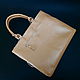 Bag-folder beige classic. Premium genuine facial leather. Classic Bag. Bags and accessories. Alexandra (SSbagS). Online shopping on My Livemaster.  Фото №2