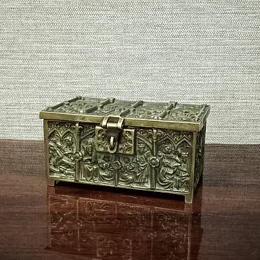 Винтаж ручной работы. Ярмарка Мастеров - ручная работа Винтаж: Старинная шкатулка бронза Франция.. Handmade.