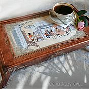 Для дома и интерьера handmade. Livemaster - original item Breakfast tray 