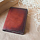 Order Leather wallet cover for documents. Lemberg Leather. Livemaster. . Cover Фото №3