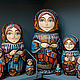 Матрёшка 7ми местная Russian Matryoshka. Матрешки. Охтенская слобода. Ярмарка Мастеров.  Фото №5