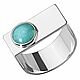 Ring with amazonite 925 silver. Rings. AllOver. Online shopping on My Livemaster.  Фото №2