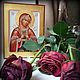 Заказать softener of evil hearts . Icon Of The Theotokos. Peterburgskaya ikona.. Ярмарка Мастеров. . Icons Фото №3