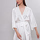 Long Silk Bridal Robe, Bridal Lingerie, Wedding Lingerie. Robes. APILAT. Online shopping on My Livemaster.  Фото №2