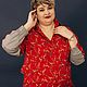 Женская рубашка plus size из вискозы и хлопка с элементами бомбера, Рубашки, Новосибирск,  Фото №1