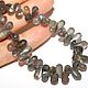 Лабрадорит 8-10мм нить 19см. Бусины. Beads. Ярмарка Мастеров.  Фото №9