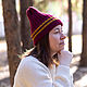 Комплект Снуд, Повязка и Шапка Гриффиндор женский. Шапки. ArtKnitDesign Свитера Уизли. Интернет-магазин Ярмарка Мастеров.  Фото №2