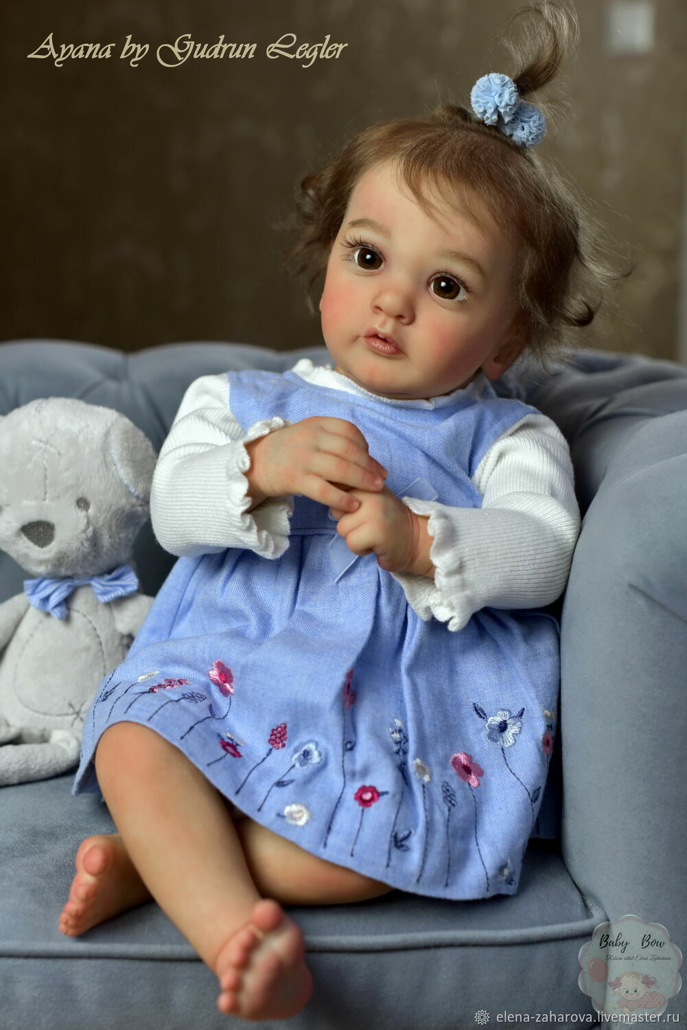 Kit reborn MILA (20') de Gudrun Legler + body et COA