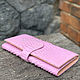 Python purse in soft pink color. Wallets. exotiqpython. Online shopping on My Livemaster.  Фото №2