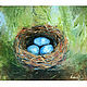 Painting nest 'Robin's Egg', Pictures, Izhevsk,  Фото №1