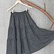 Tweed woolen grey skirt. Skirts. Katlen-store. My Livemaster. Фото №5