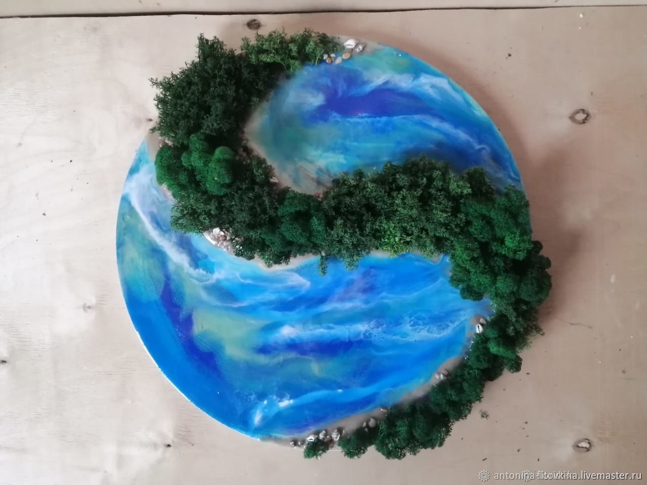 Painting from epoxy resin ' Sea», Pictures, Belgorod,  Фото №1