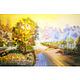 Painting village landscape 'Dawn. Rural road', Pictures, Rostov-on-Don,  Фото №1