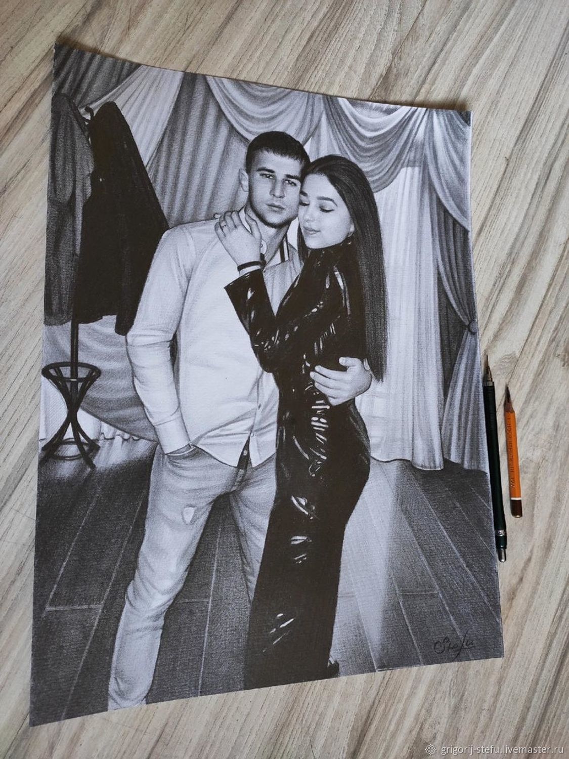 Портрет по фото на заказ - А4 и др. размеры в интернет-магазине на ...