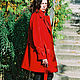 PALITAN freaking beautiful-red (women's coat). Coats. Live Clothing  ZHANNA KHANDRYKA (khandryka). Online shopping on My Livemaster.  Фото №2