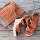 Sandals made of genuine leather Fiona, Slingbacks, Denpasar,  Фото №1