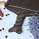 Cutting Board ' Pigtail'. Wood ash. color charcoal. Cutting Boards. derevyannaya-masterskaya-yasen (yasen-wood). Online shopping on My Livemaster.  Фото №2