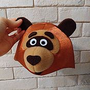 Аксессуары handmade. Livemaster - original item The mask Bears Christmas carnival costume brown bear Misha. Handmade.