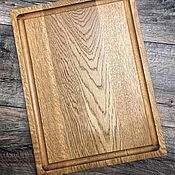 Посуда handmade. Livemaster - original item Cutting Board made of oak for serving large. Handmade.