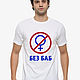 T-shirt cotton 'Without Women', T-shirts and undershirts for men, Moscow,  Фото №1