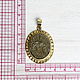 Pendant gold pyrite 925 sterling silver with gilding SP0158. Pendant. Sunny Silver. My Livemaster. Фото №6