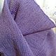 Hand-woven purple-lilac scarf. Scarves. Milada  - Needlewoman. Online shopping on My Livemaster.  Фото №2