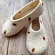 Order Cloudberry slippers with heel. Obuffca. Livemaster. . Slippers Фото №3