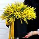 Букет Мимозы на 8 марта Живые цветы Упаковка бесплатно. Букеты. DARK FLORIST Флористика Декор ЦВЕТЫ. Ярмарка Мастеров.  Фото №4