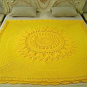 Для дома и интерьера handmade. Livemaster - original item Plaids: knitted blanket blanket Sun. Handmade.